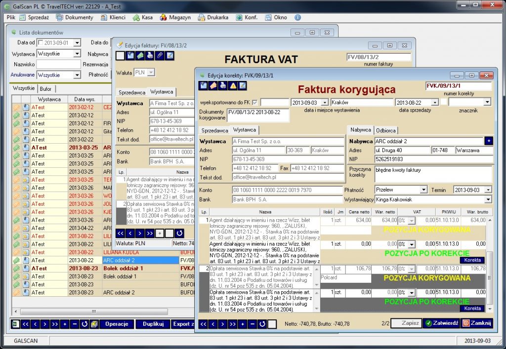 galscan view of creating different types of reports